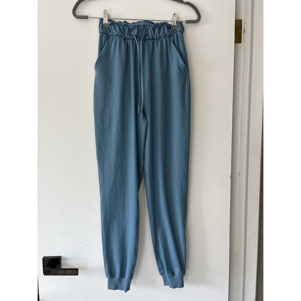 LULULEMON Stretch High-Rise Jogger Women's Size 2 Blue Athletic Yoga Workout